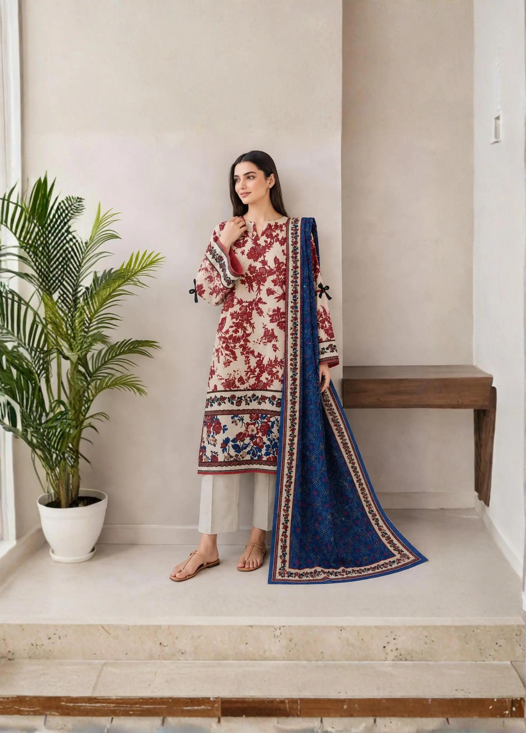 Sapphire Inter Summer Collection – Unstitched Lawn 3PC | Article 06