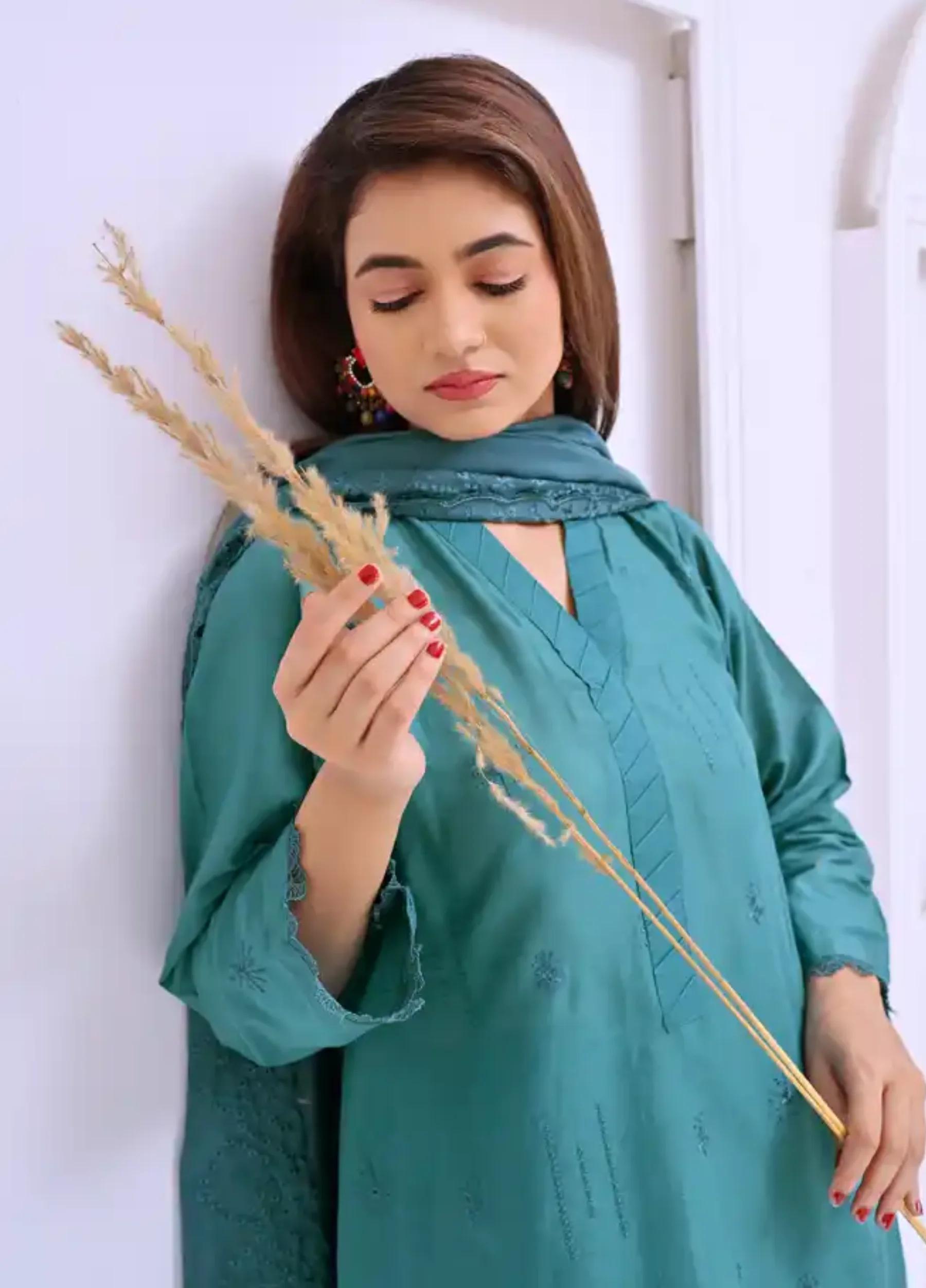 Janan by I.A Apparel Embroidered 3 PC Suit – Summer Collection Article 02 - alternate view
