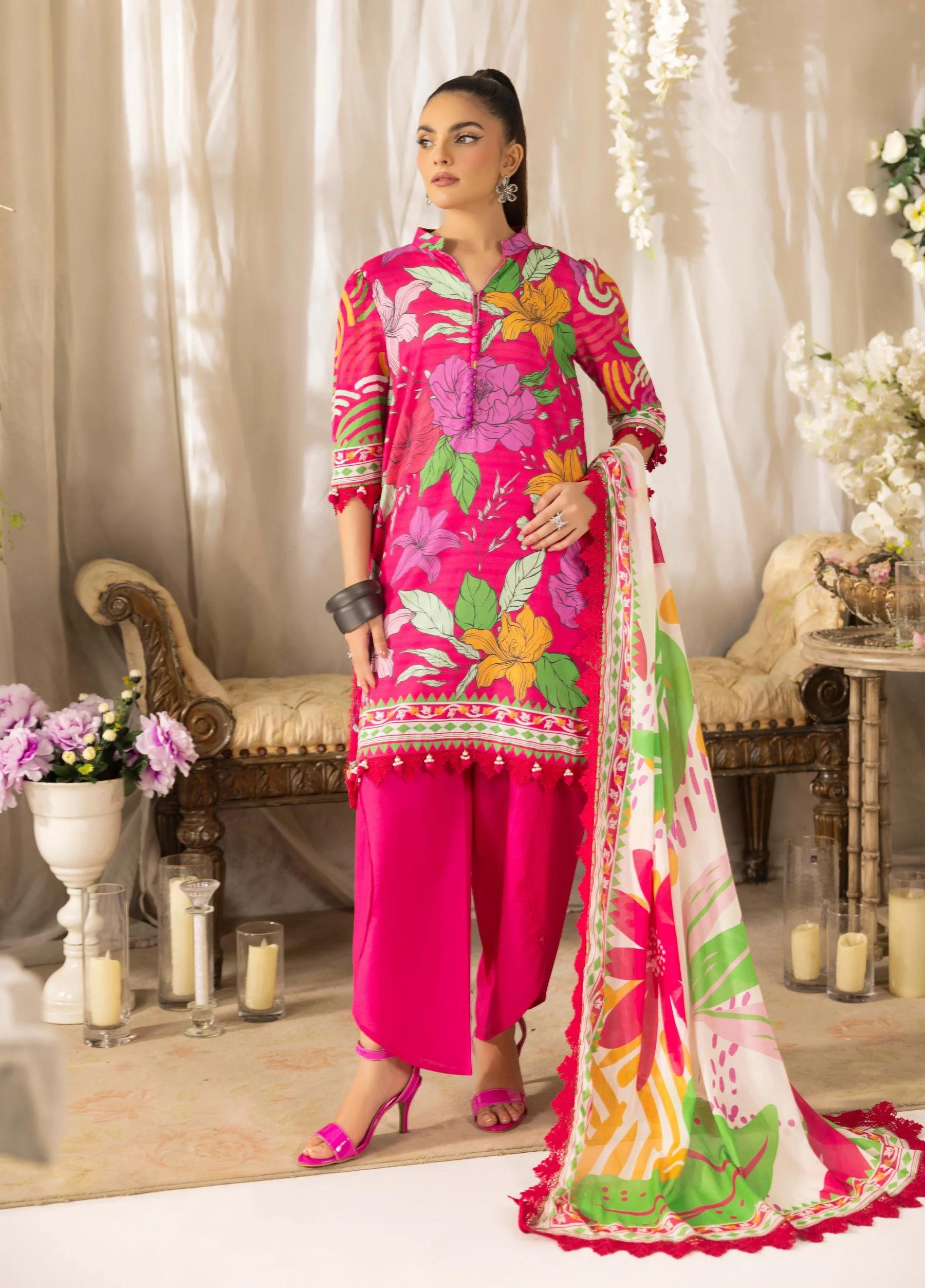 Naqsh by Rangreza Summer Glow Luxury Lawn Unstitched 3-Piece Suit – Article 00153