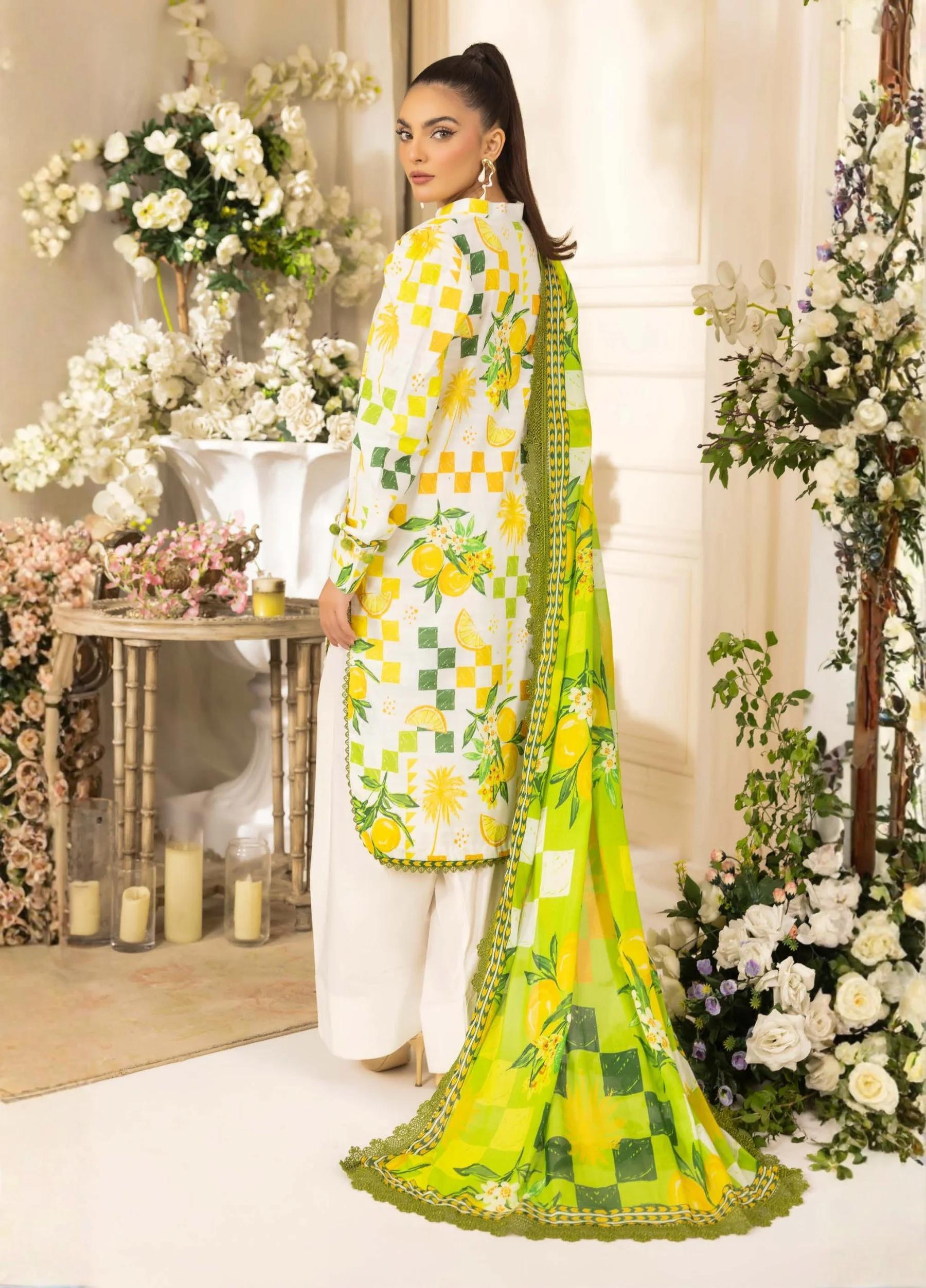 Naqsh by Rangreza Summer Glow Luxury Lawn Unstitched 3-Piece Suit – Article 00156 - alternate view