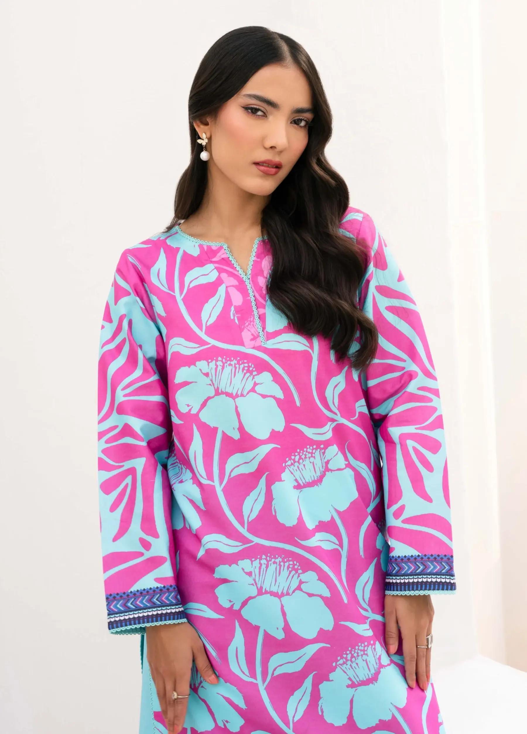 Naqsh Dune & Bloom Summer Collection – 2PC Suit | Article 00221 - alternate view