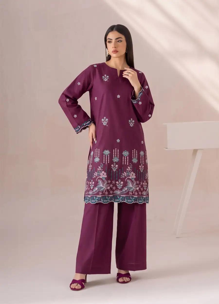 RAABI Vol-11 – 2PC Unstitched Embroidered Collection | Article 01