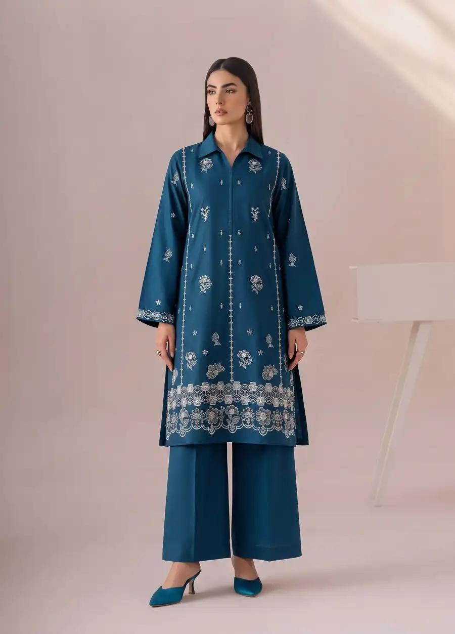 RAABI Vol-11 – 2PC Unstitched Embroidered Collection | Article 02