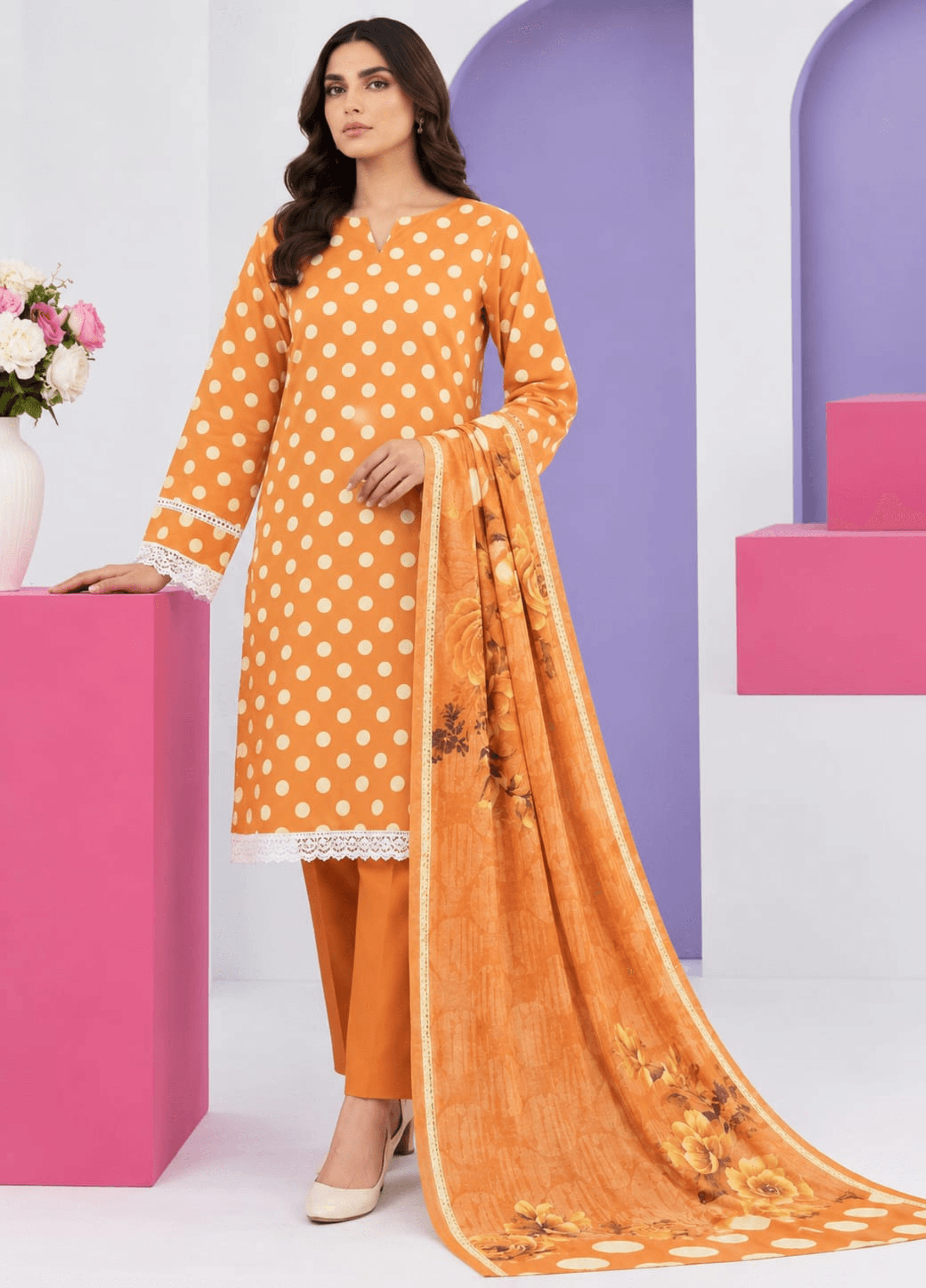 Libas Exclusive Digital Printed Lawn Summer Collection – 3PC Suit | Article 05